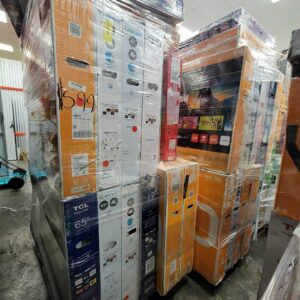 120-Piece Pallet of New LCD and LED Televisions, Boxed