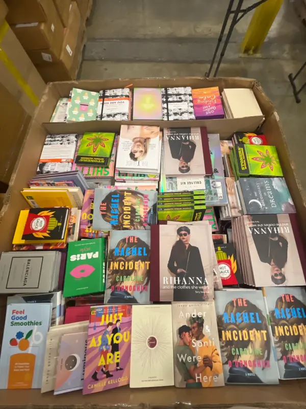 Books by the Pallet: 1,096 lb of New Name-Brand Novels and More