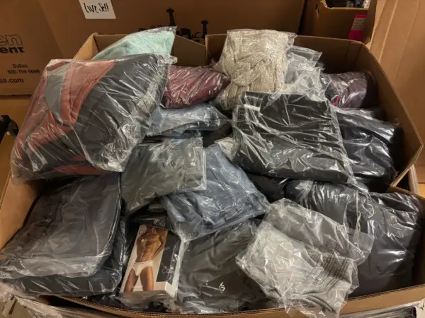 Like-New Brand-Name Apparel Lot, 350 Pieces with Tags