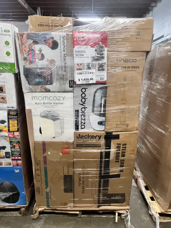 AMZ Medium Electronics Customer Returns Lot 215, No Manifest