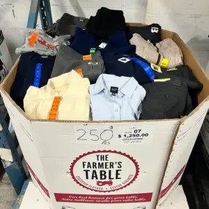 250 Retail-Ready Brand Name Garments, Mixed-Age Clothing Pallet #7