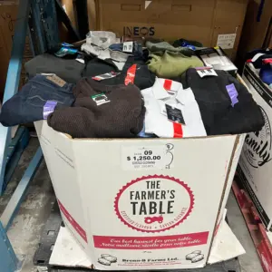 Clothing Pallet #9: 250 New Pieces, Designer and Premium Brand Blend