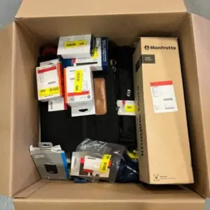 Manfrotto Tripod, Sony Batteries & Polaroid Now – 28 Items, €1,504.53 MSRP
