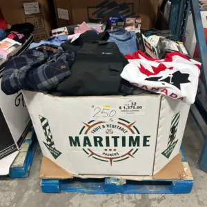 250 New A-Grade Branded Garments in Volume, CW Clothing Pallet #32