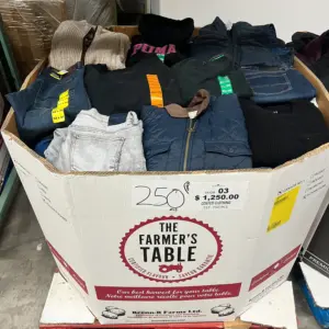 Pallet #3 of A-Grade New Apparel, 250 Branded Pieces Spanning Luxury and Street
