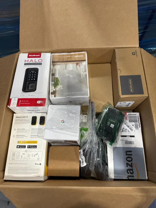 Smart Locks, Nest WiFi Pro & Sensi Touch 2 Returns Box – 18 Items, AU$4,125.61