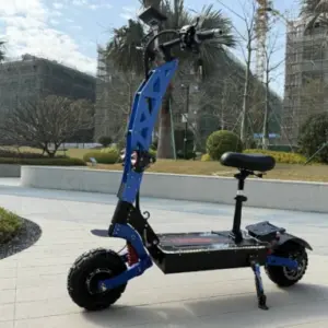 Black-Blue E8P Offroad Scooter, 6000W Dual Motor, Mixed Models
