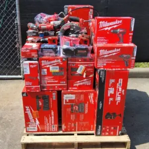 Sawzall-Led Milwaukee M18 Fuel Pallet with 80 New Professional Tools