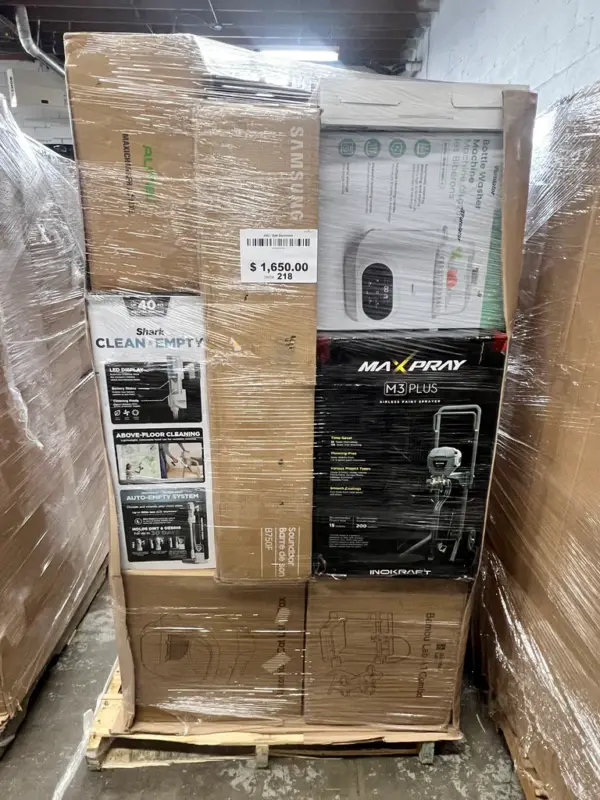 Pallet 218 – Mixed Appliances & Electronics Returns, Amazon Medium Series