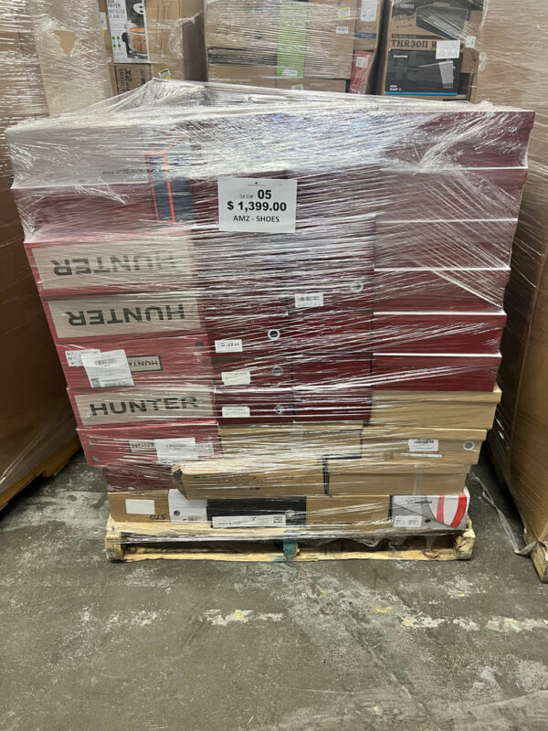 Footwear Liquidation Lot, Amz Shoes #5, Roughly 200 Mixed Pairs